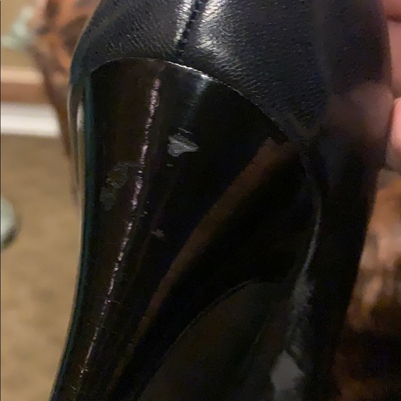 Navy Nine West pumps - Picture 4 of 5